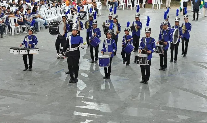 Estudantes brilham no Festival de Bandas e Fanfarras da Rede Estadual de Ensino