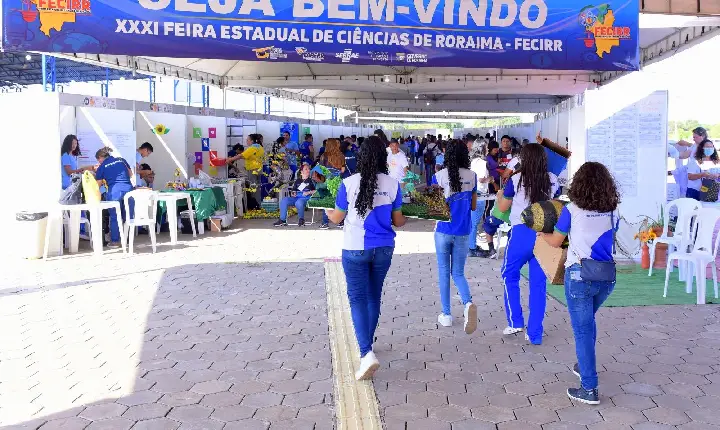 FEIRA ESTADUAL DE CIÊNCIAS DE RORAIMA COMEÇA COM PROGRAMAÇÃO NO PARQUE ANAUÁ