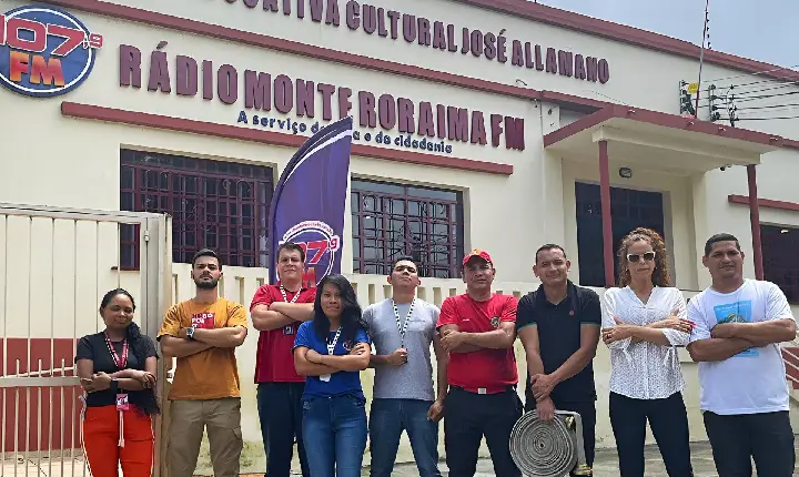 Funcionários da Rádio FM Monte Roraima Participam de Capacitação em Prevenção e Combate a Incêndios