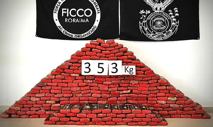 Polícia Federal apreende 353 kg de drogas em Roraima