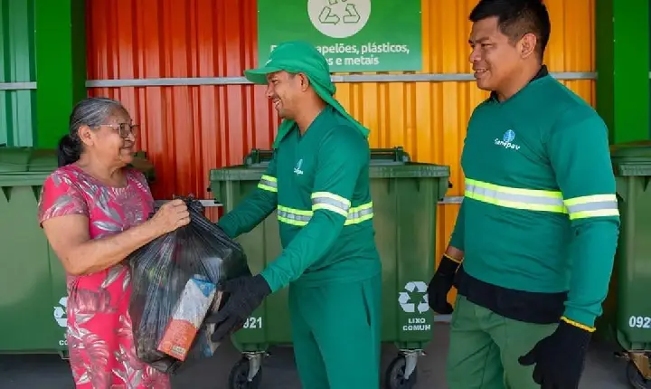 População pode usar ecopontos para descarte correto de materiais recicláveis