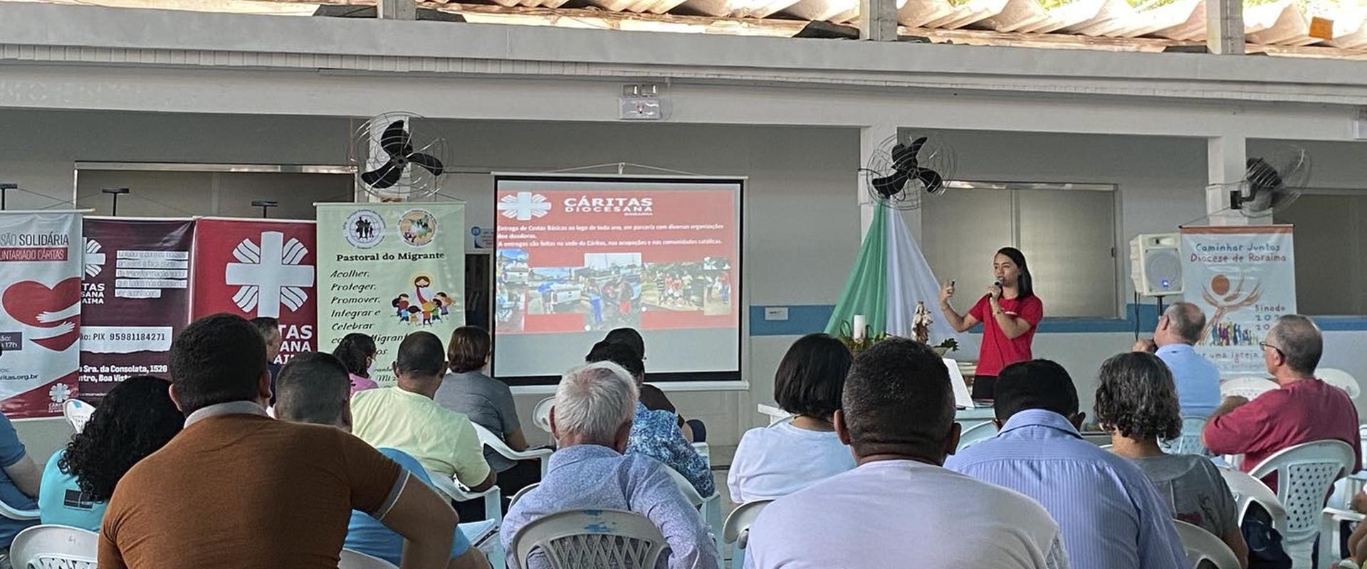 Reunião chama atenção de lideranças para a caridade na Igreja de Roraima