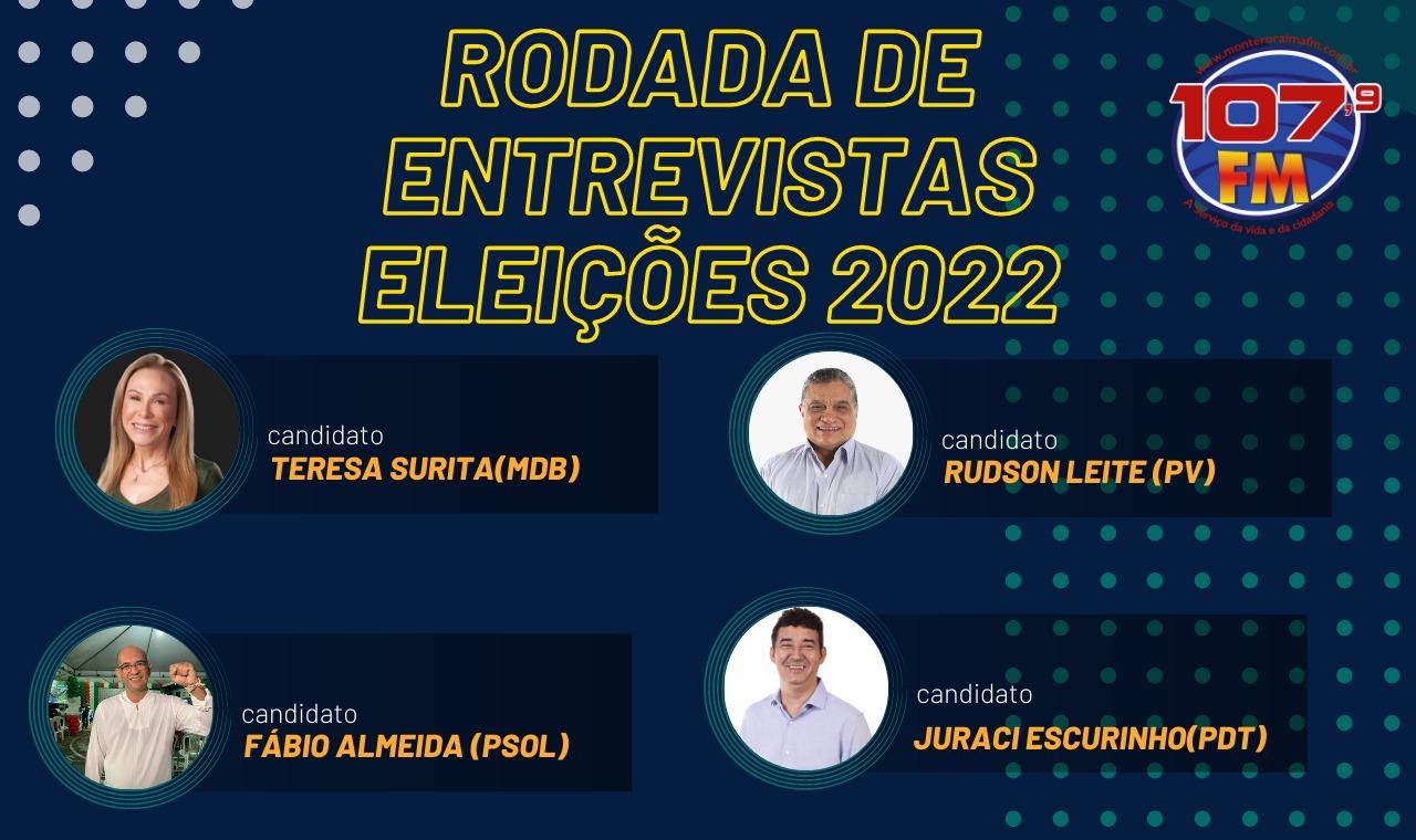 Entrevistas completas dos candidatos ao governo de Roraima