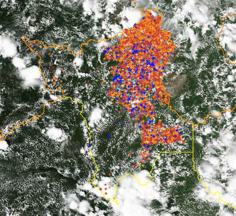 Corpo de Bombeiros registra aumento de focos de calor em Roraima