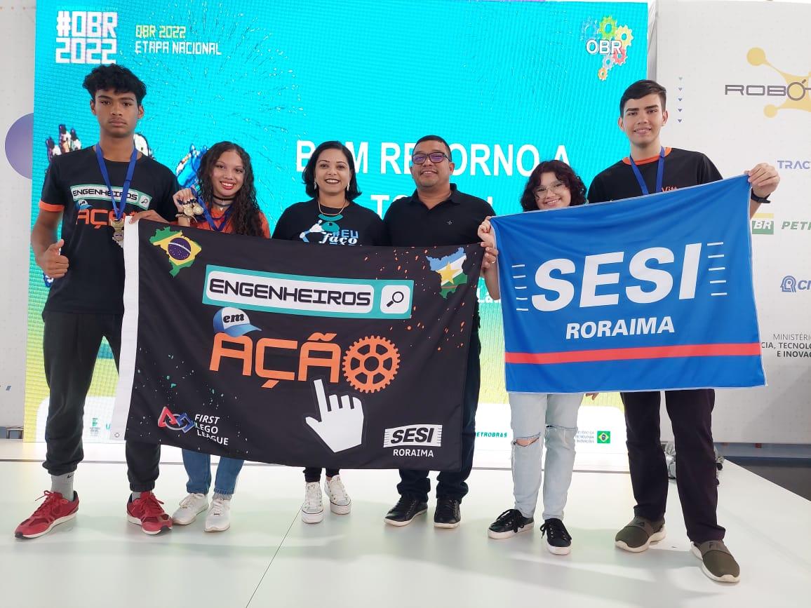 Equipe Feminina Da Escola Do Sesi é Destaque Em Etapa Nacional Da Olimpíada Brasileira De 