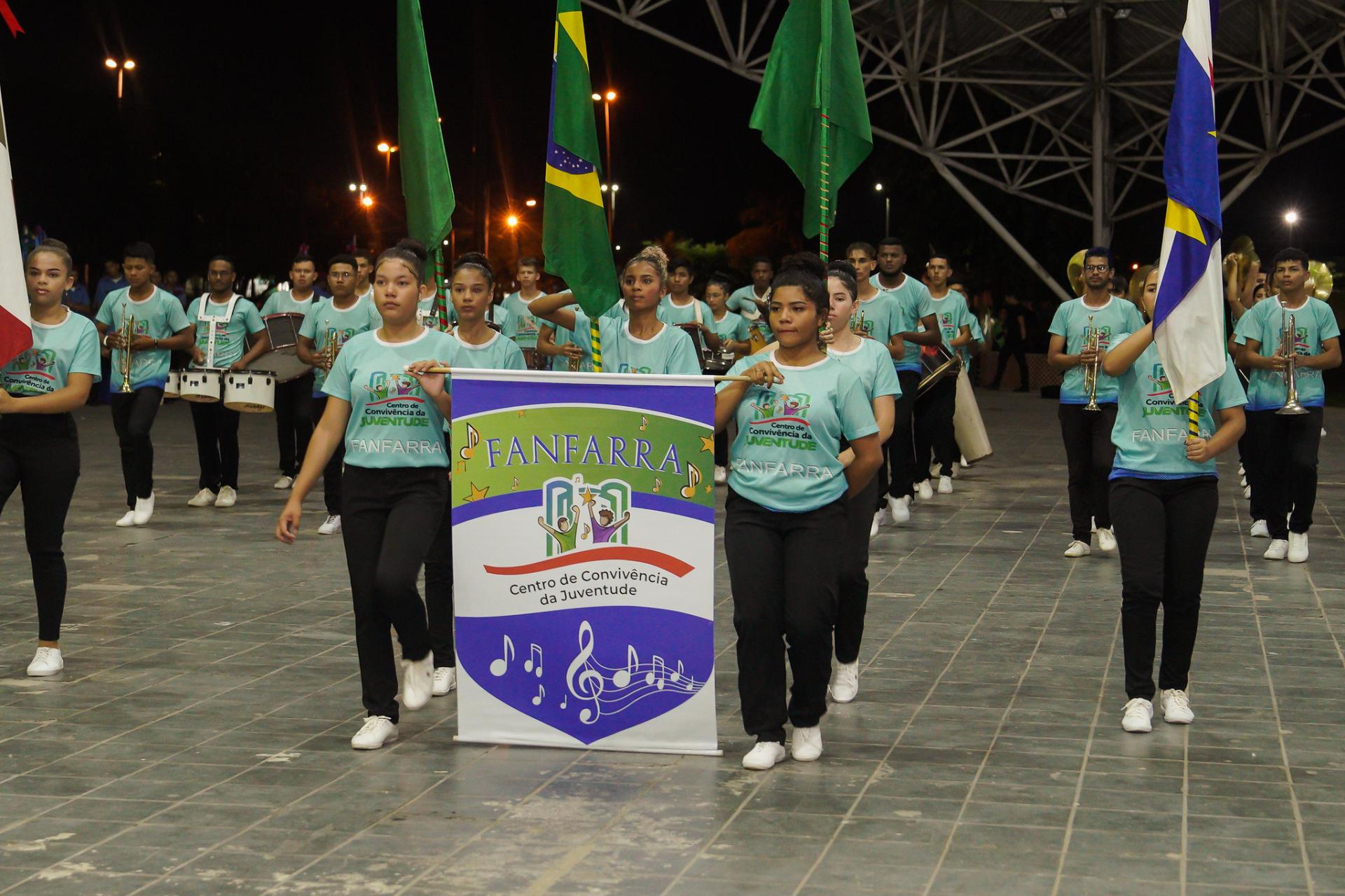 Fanfarra do Centro da Juventude de Mucajaí vence concurso de bandas