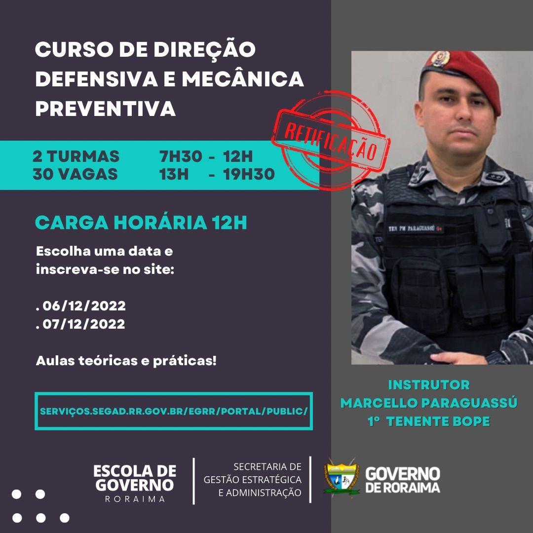 Segad realiza curso de Direção Defensiva para servidores