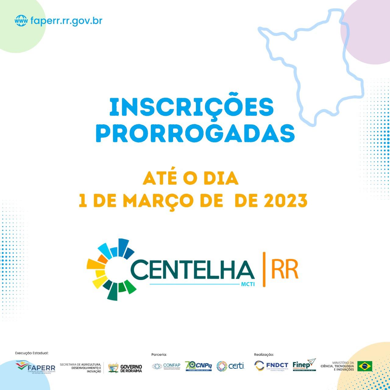 Faperr prorroga inscrições do Programa Centelha Roraima