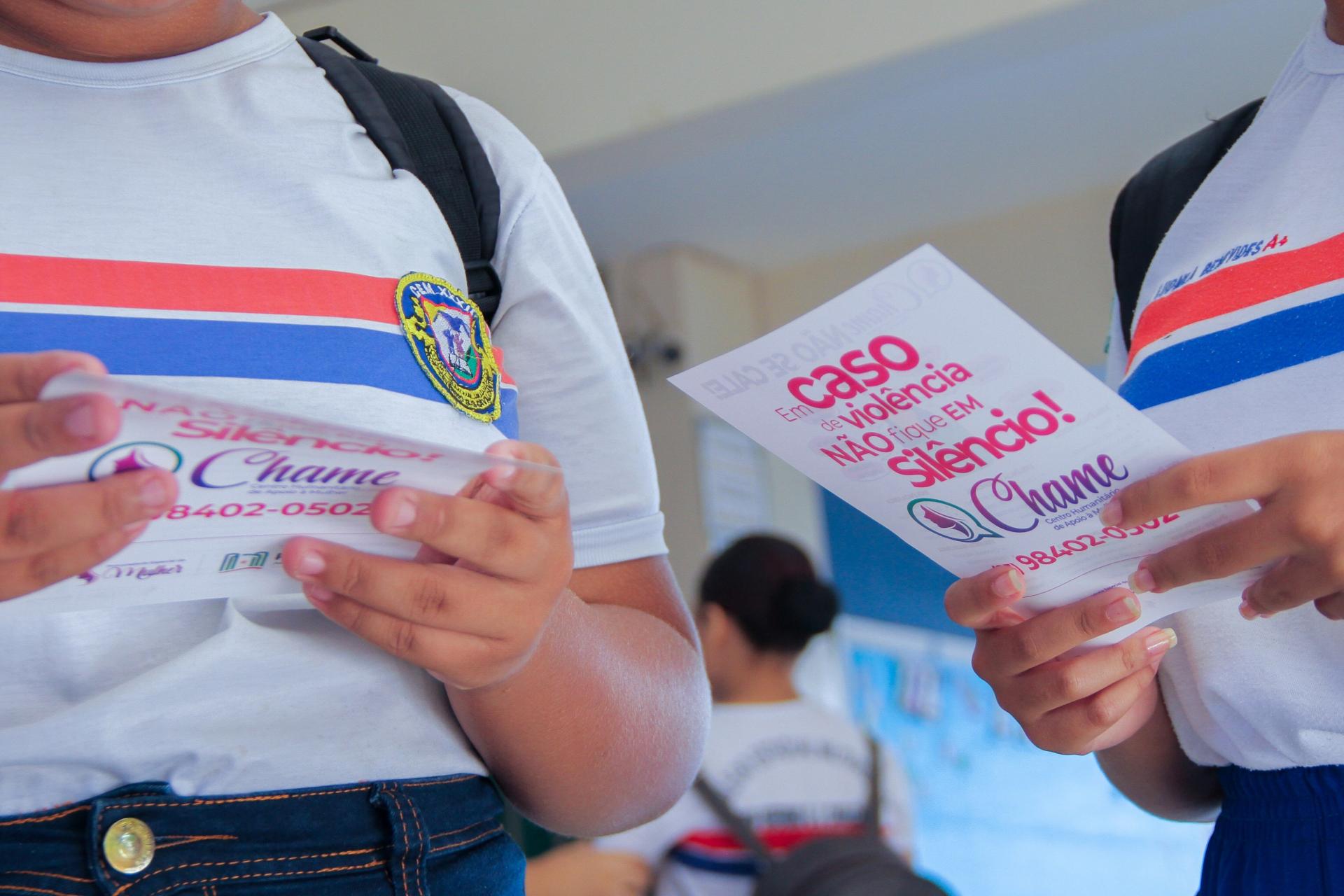 Procuradoria Especial da Mulher orienta estudantes sobre Lei Maria da Penha