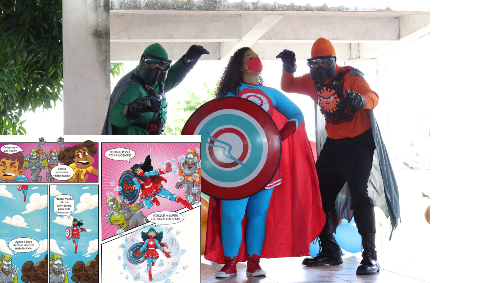 Cáritas RR lança revista em quadrinhos de super-heroína que ensina sobre higiene