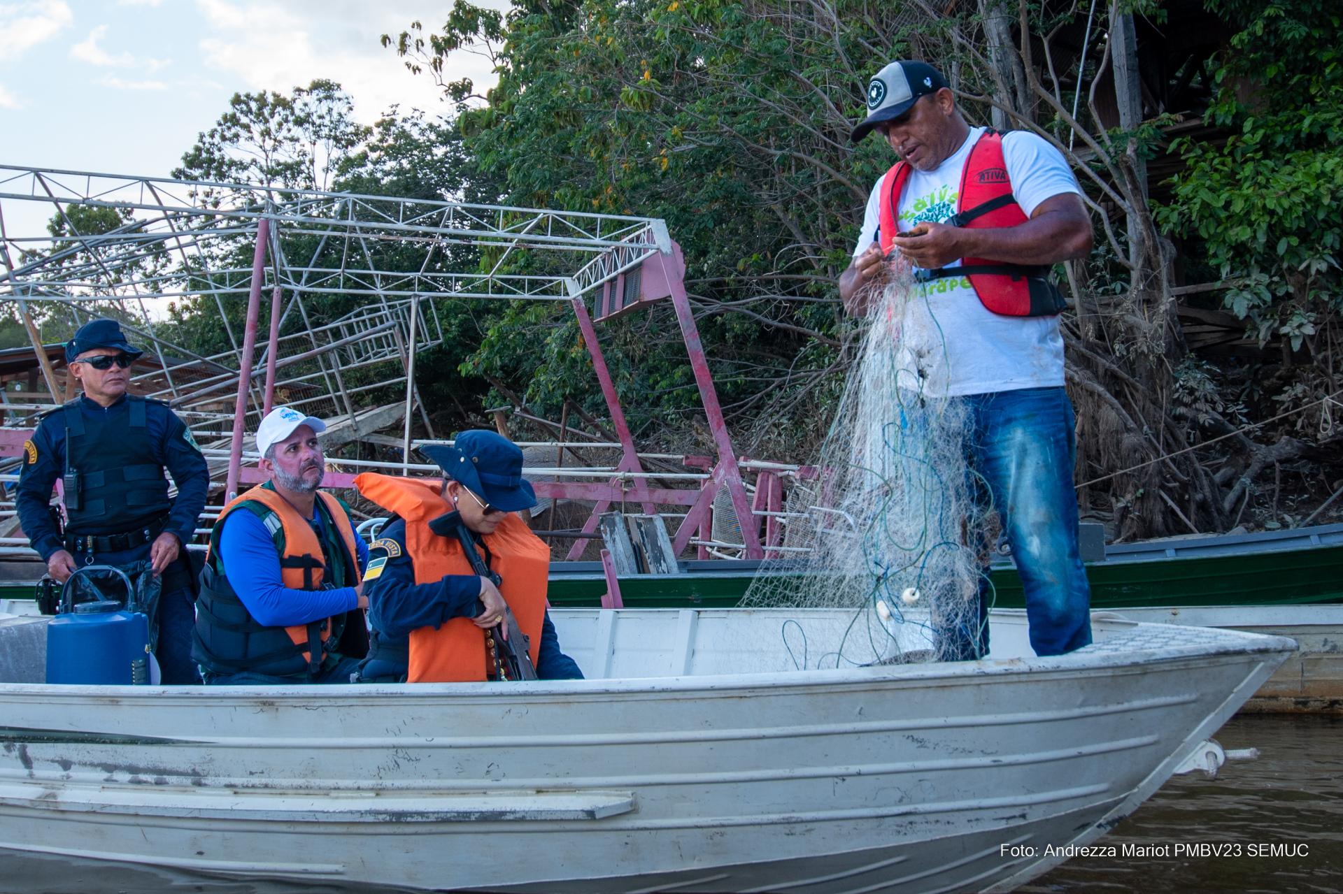 Prefeitura intensifica fiscalizações em rios e igarapés para coibir a pesca ilegal
