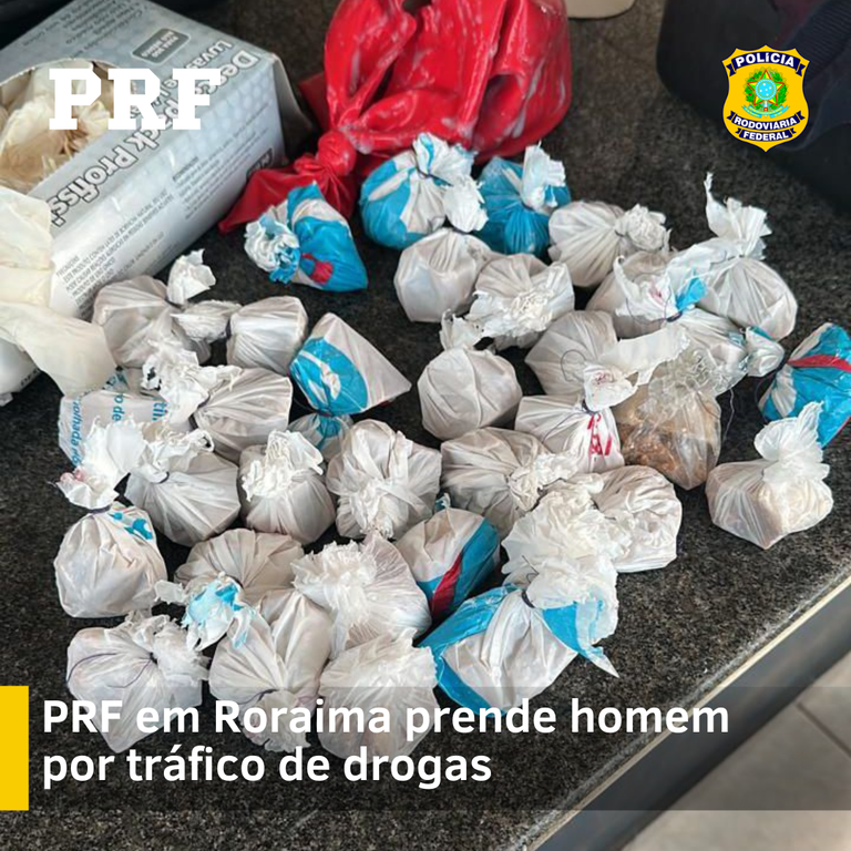 PRF em Roraima prende homem por tráfico de drogas e falsificação de moedas