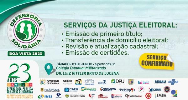 Programa Saúde Itinerante leva serviços médicos aos moradores de Boa Vista em evento promovido pela Defensoria Pública do Estado de Roraima