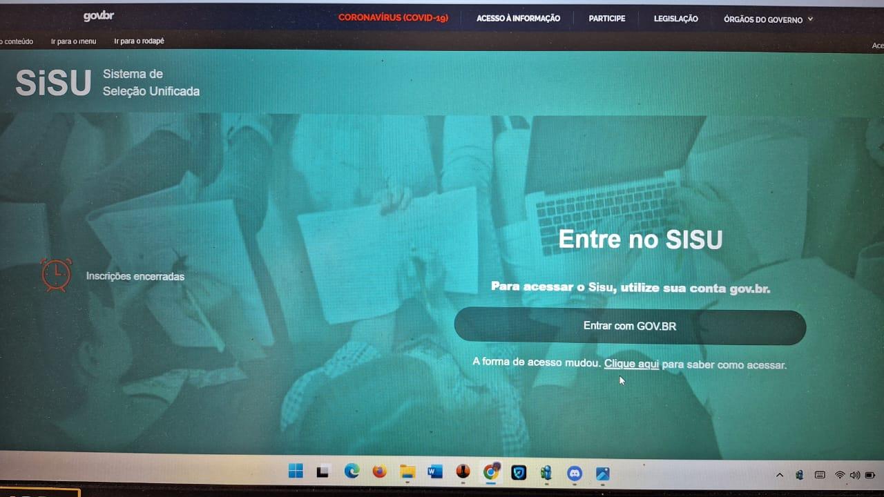 Sisu: prazo para inscrição na lista de espera acaba dia 4 de julho