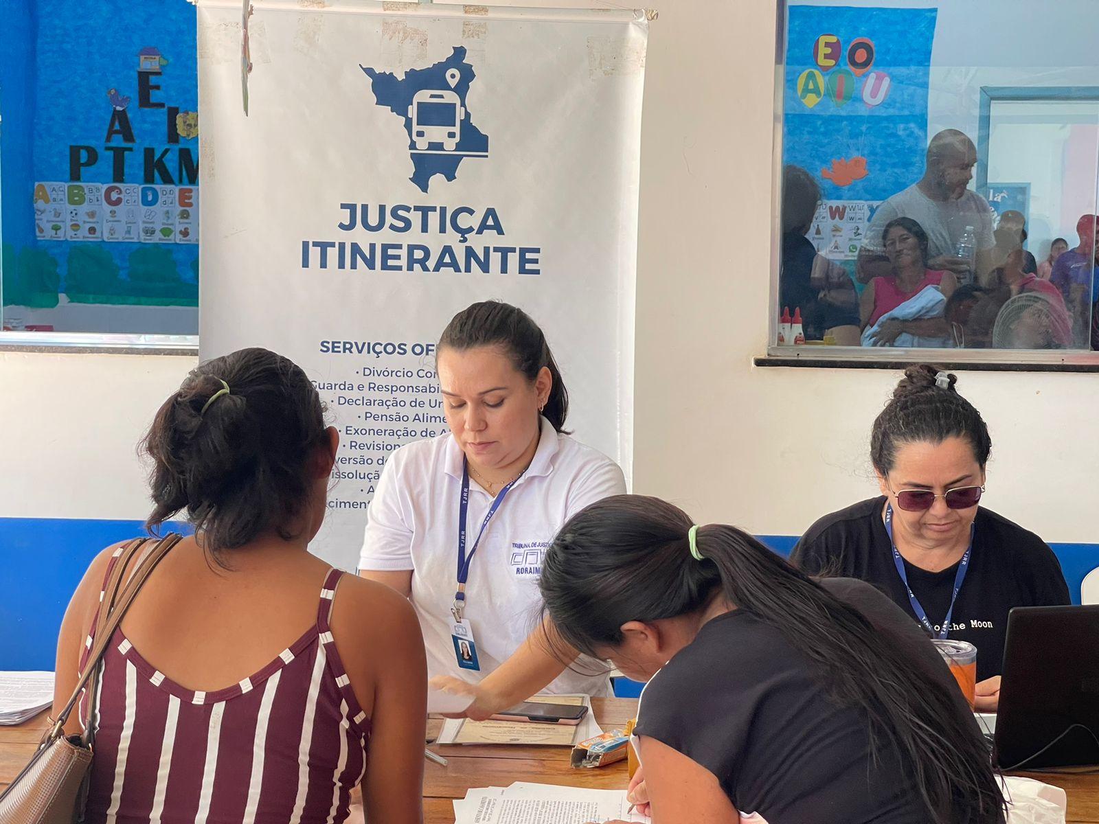 Justiça Itinerante leva atendimentos no município de Pacaraima