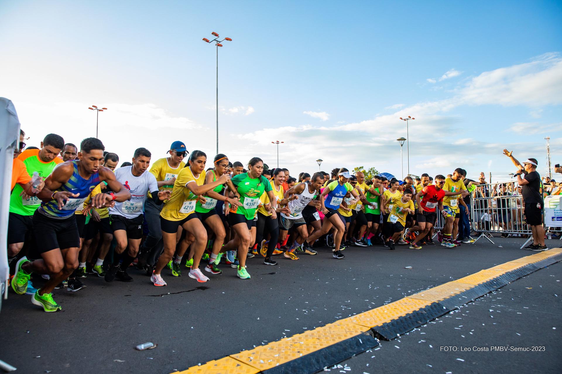 Mais de 15 mil pessoas participaram da 21ª Corrida Internacional 9 de Julho em Boa Vista