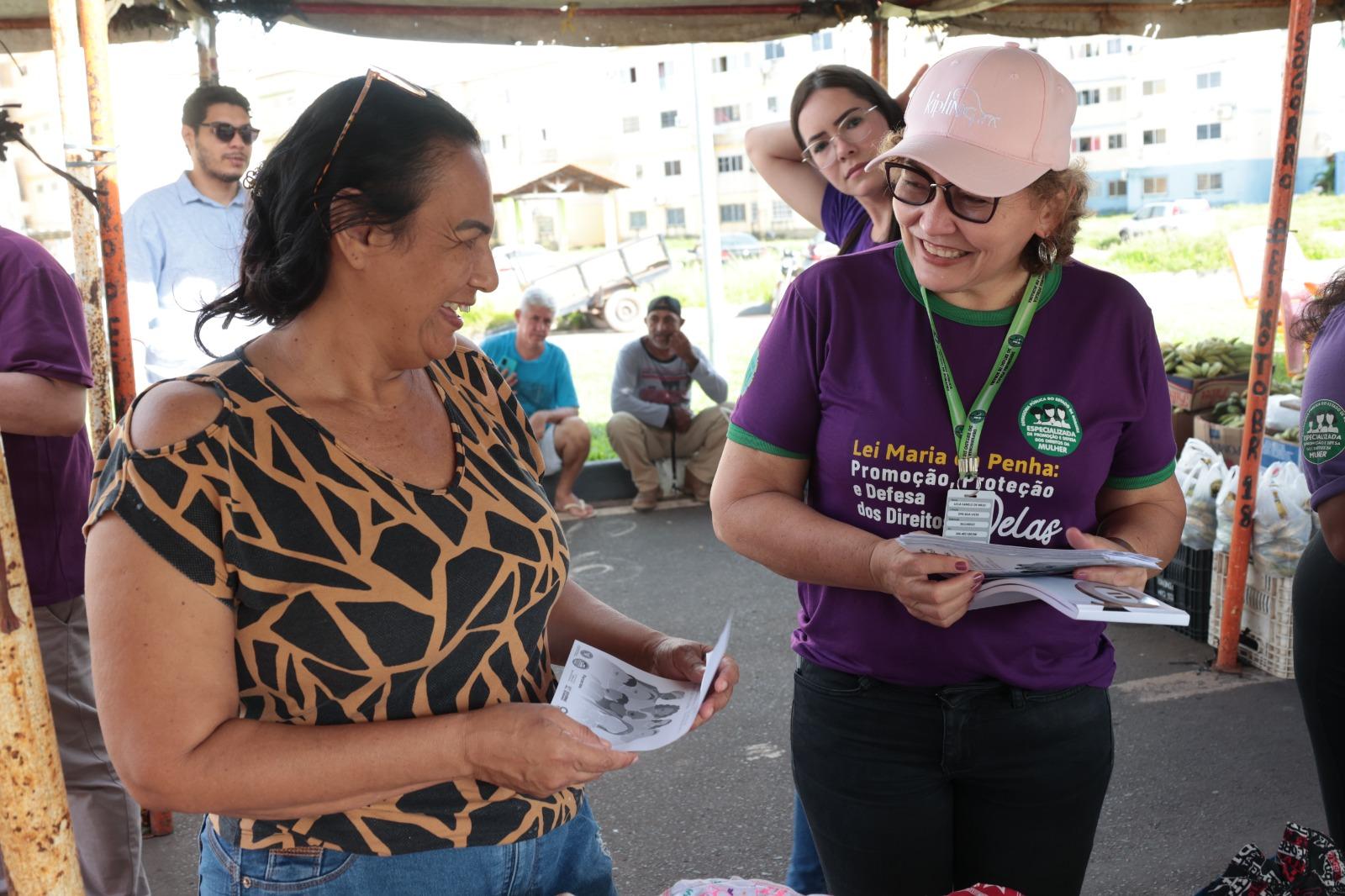 DPE-RR inicia campanha 2023 de combate  à violência doméstica com ações no Vila Jardim