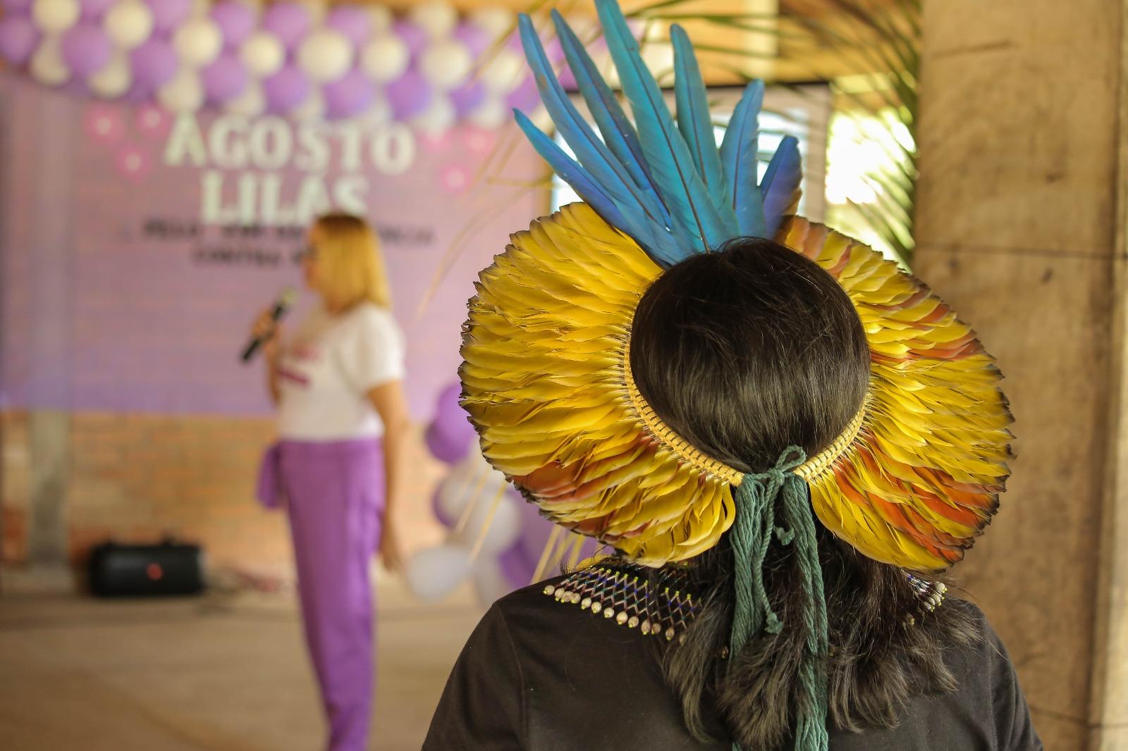 Palestra do CHAME ensina mulheres indígenas a saírem do ciclo de violência doméstica e familiar