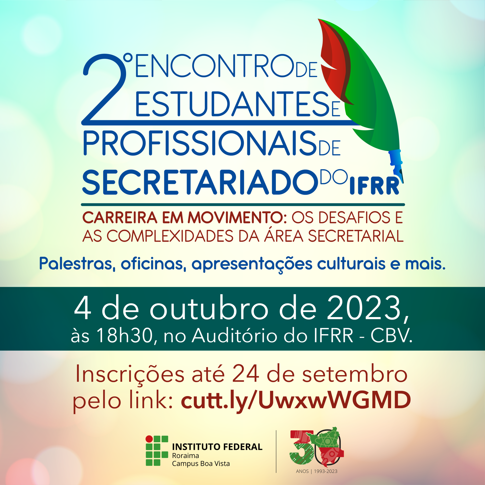 Inscrições Abertas para o 2º Encontro de Profissionais de Secretariado do IFRR