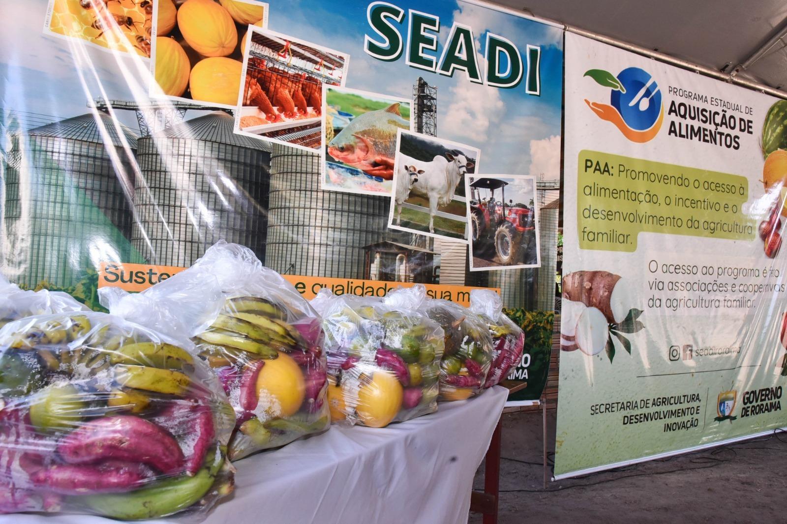 Programa de Aquisição distribui 6 toneladas de alimentos em Roraima