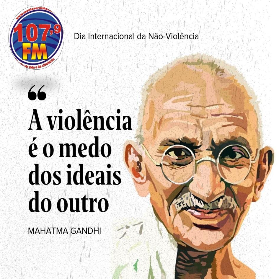 2 de Outubro é o Dia Internacional da Não-Violência: Construindo um Mundo Mais Pacífico