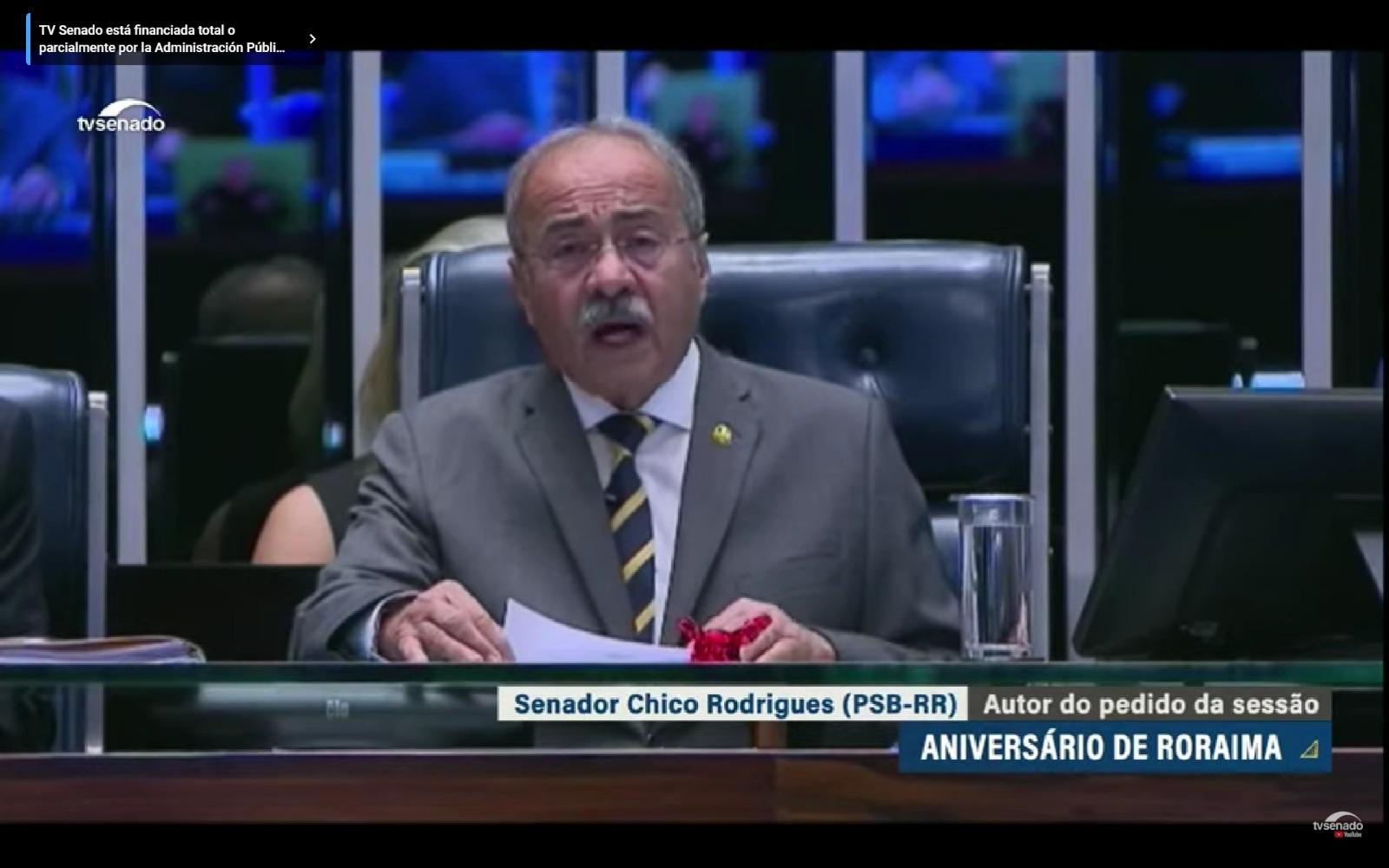 35 Anos de Criação do Estado de Roraima e 80 Anos do Território Federal São Celebrados no Senado