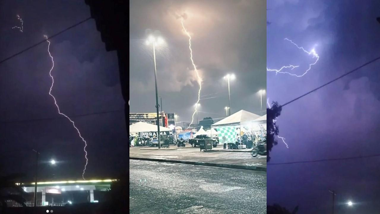 Chuva, Raios, Relâmpagos e Trovões Surpreendem Moradores na Noite de 14 de Outubro