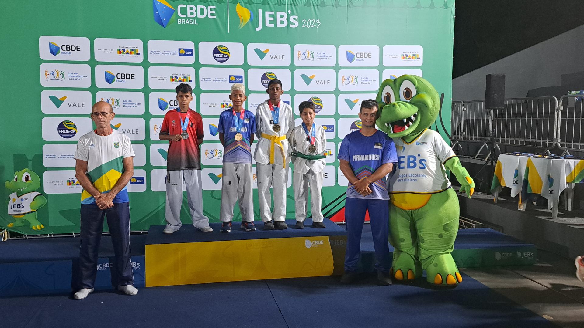 Atletas de taekwondo conquistam medalhas inéditas nos JEBs