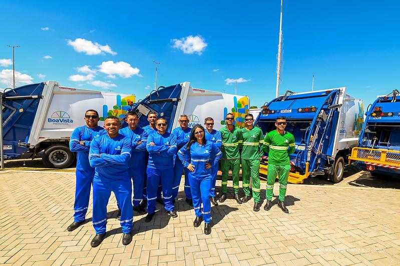 Prefeitura de Boa Vista renova frota de caminhões coletores de lixo