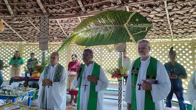 Dom Vanthuy celebra numa comunidade indígena e insiste em que na nova diocese “Jesus vai dar o jeito dele”