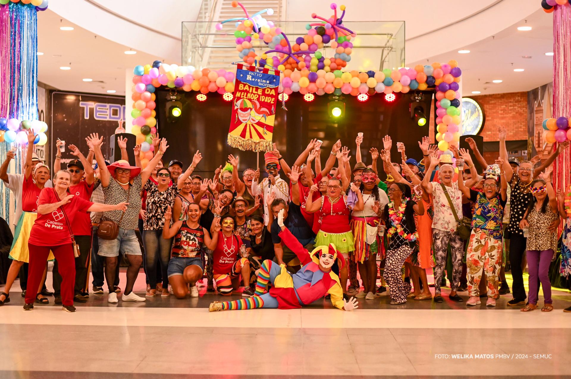 Projeto Cabelos de Prata “cai na folia” em evento organizado em parceria com a Prefeitura de Boa Vista