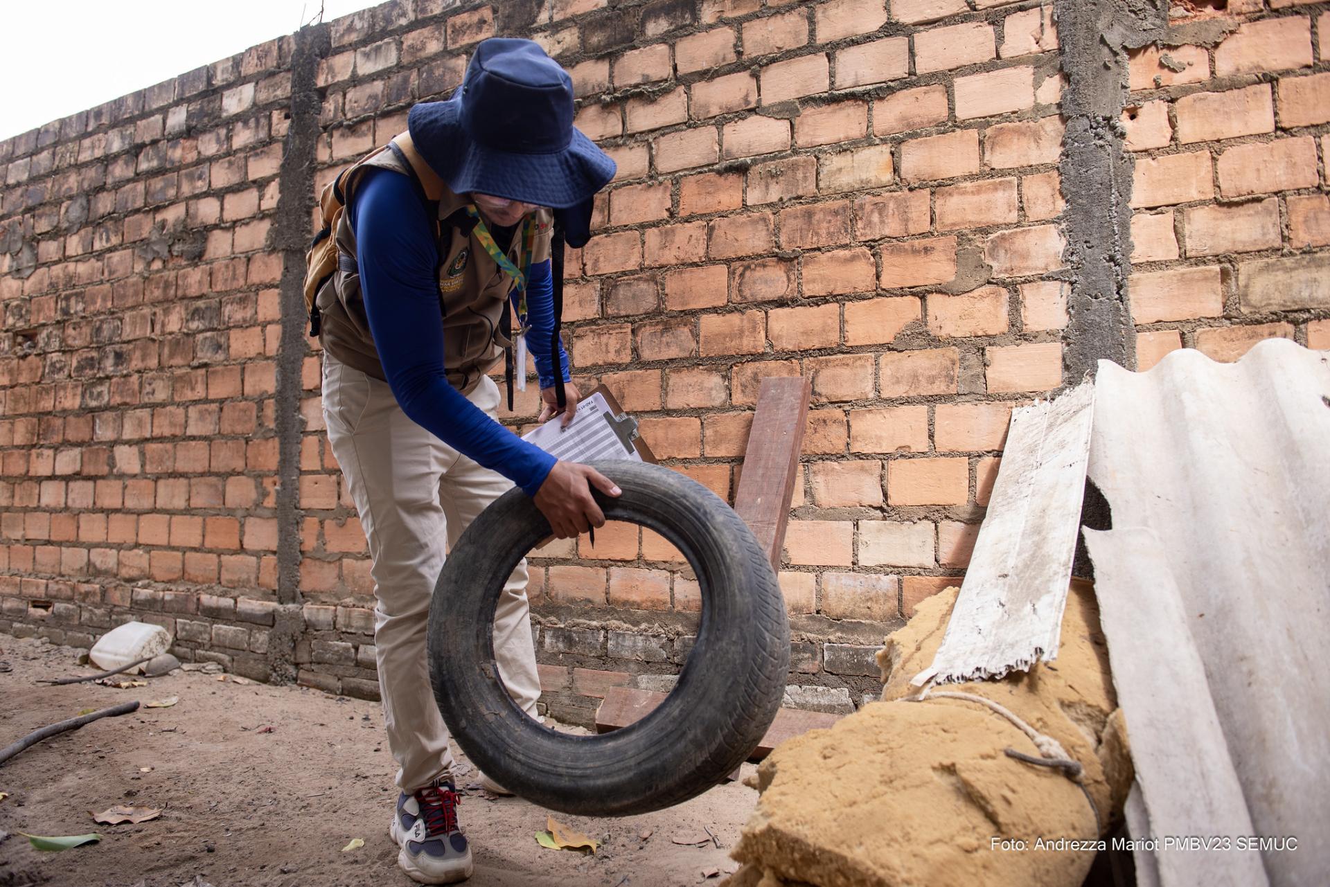 Prefeitura promove mutirão contra o Aedes aegypti no bairro Dr. Airton Rocha