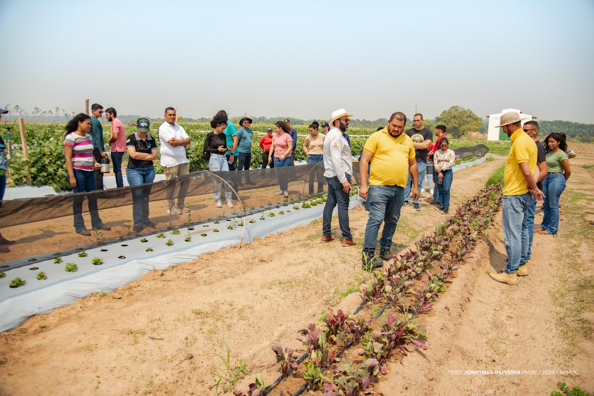 Acadêmicos de Agronomia da UFRR visitam Centro de Difusão Tecnológica da prefeitura