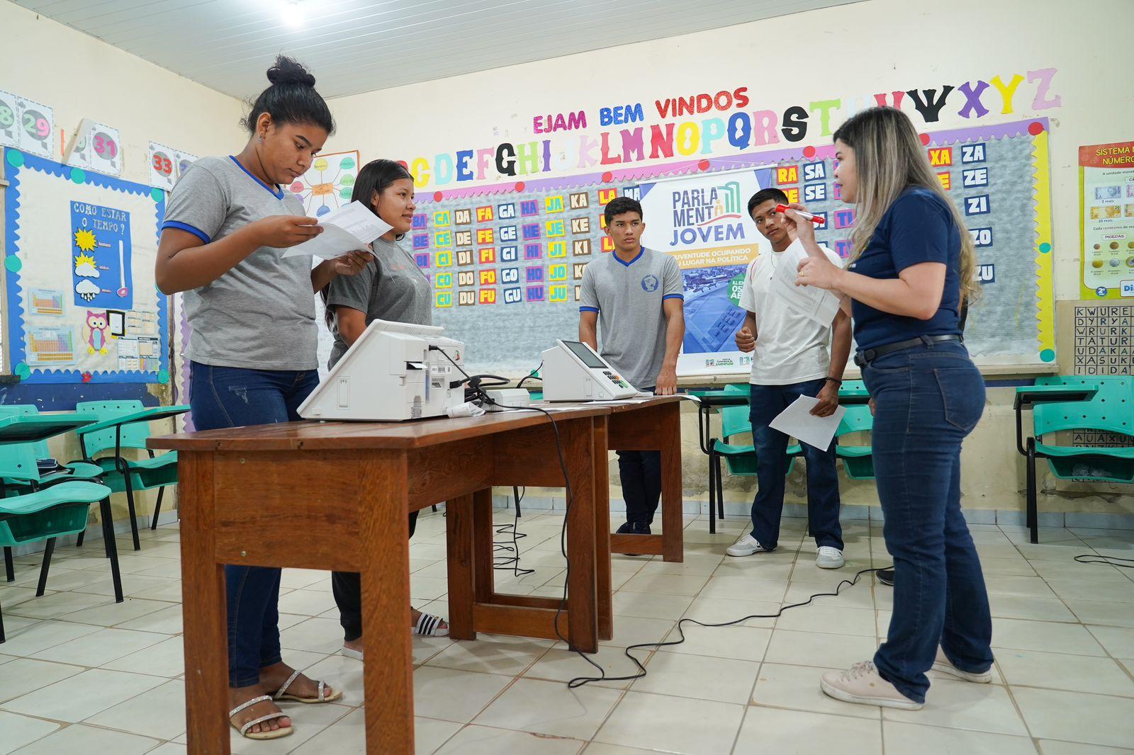 ALE-RR promoveu treinamento de estudantes indígenas para atuarem em eleições do Parlamento Jovem