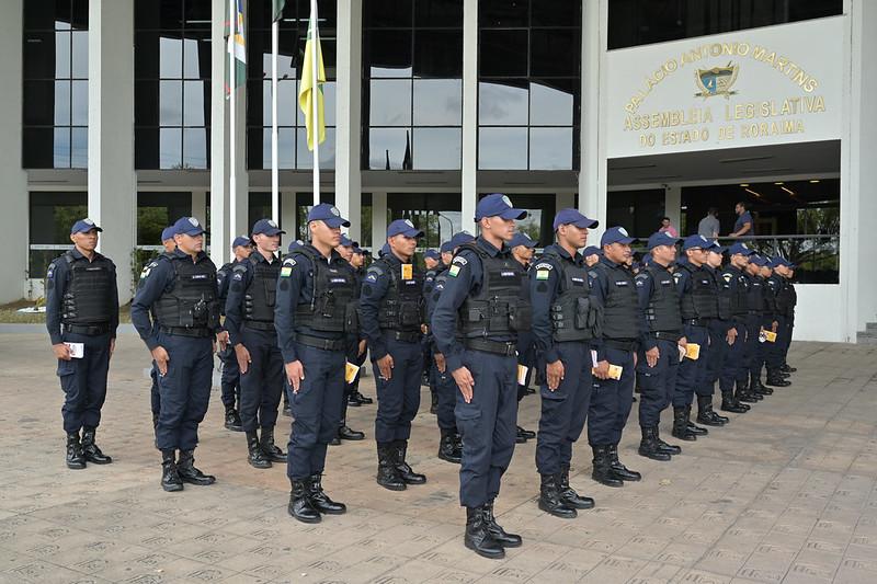 ALE-RR sedia aula do curso de formação de alunos guardas de Bonfim e Pacaraima