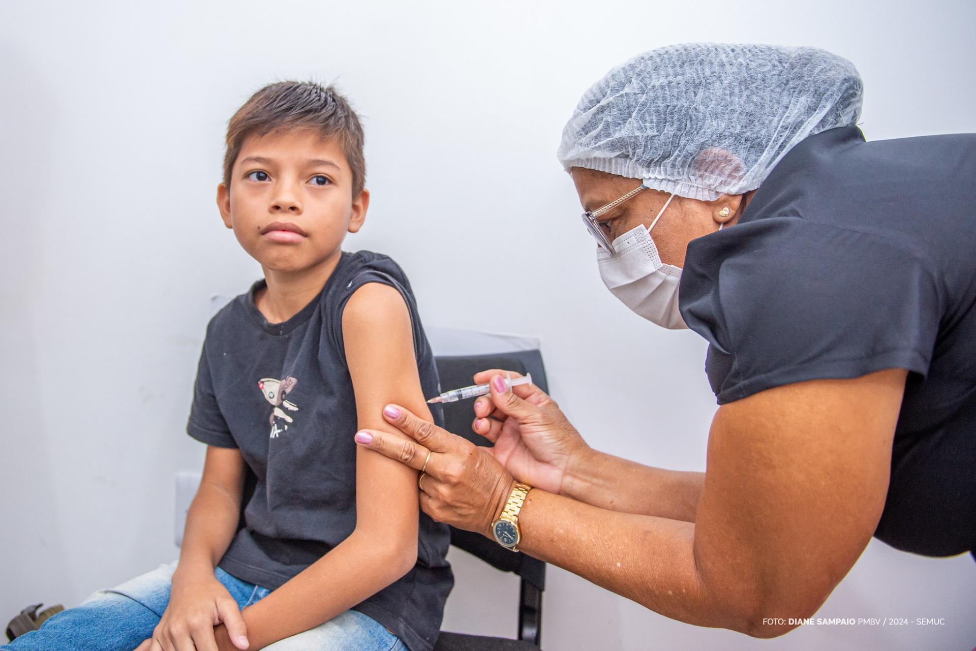 Roraima avança na cobertura vacinal do calendário infantil em 2023