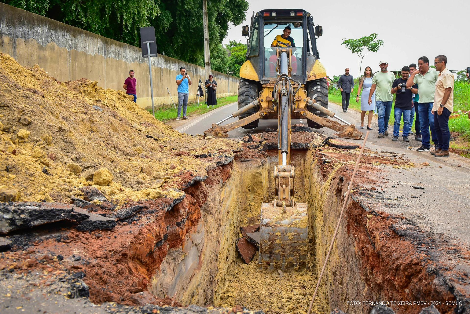 Se espera que obra de drenagem no Jóquei Clube solucione mais um ponto crítico de alagamento em Boa Vista