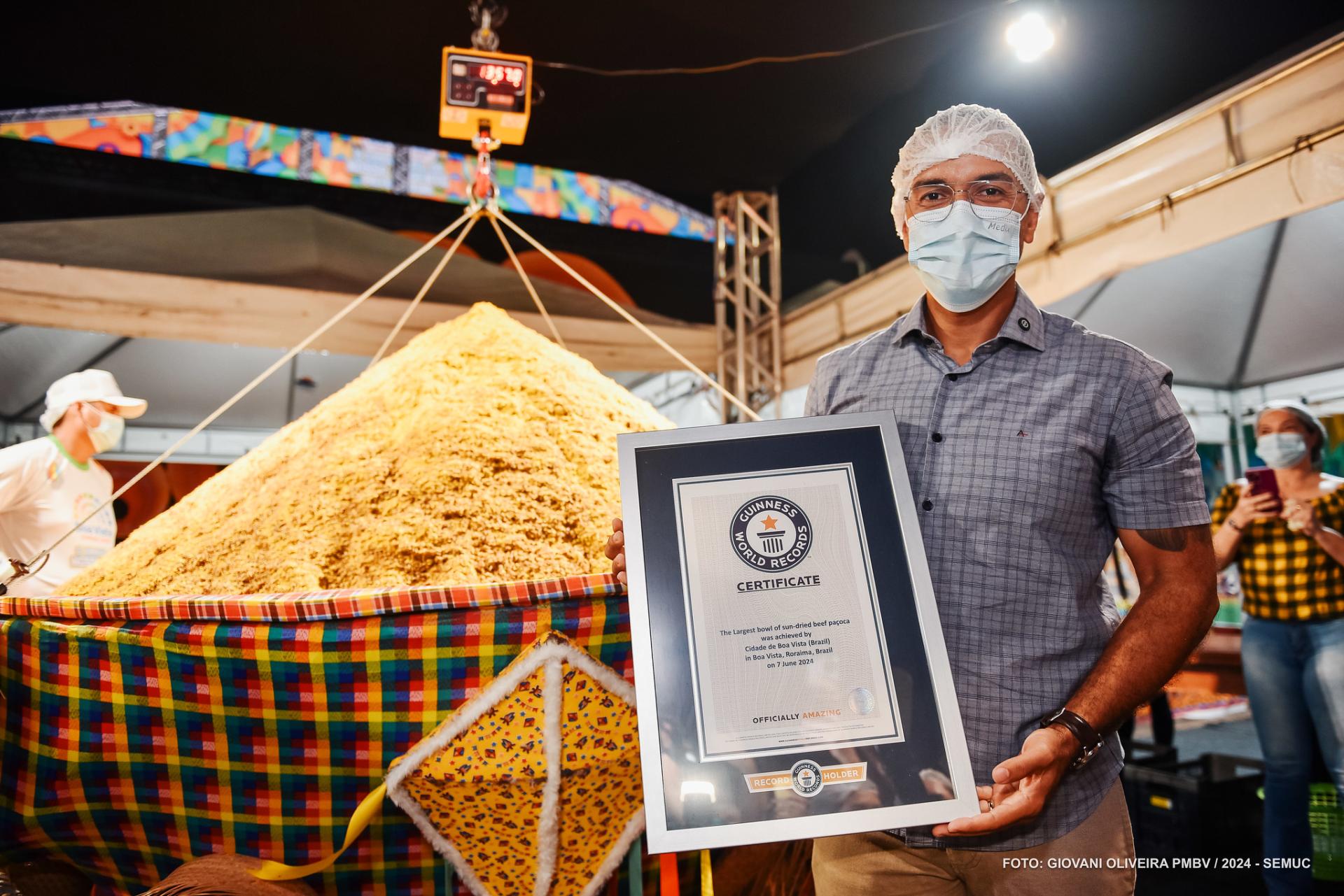 Boa Vista Junina termina com público de 370 mil pessoas e Maior Paçoca de Carne do Mundo no Livro dos Recordes