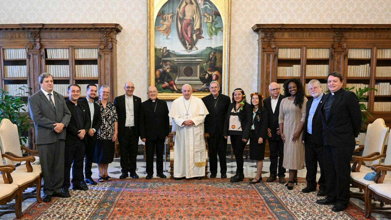 CEAMA e REPAM encontram o Papa: convite a novos caminhos para a Igreja na Amazônia