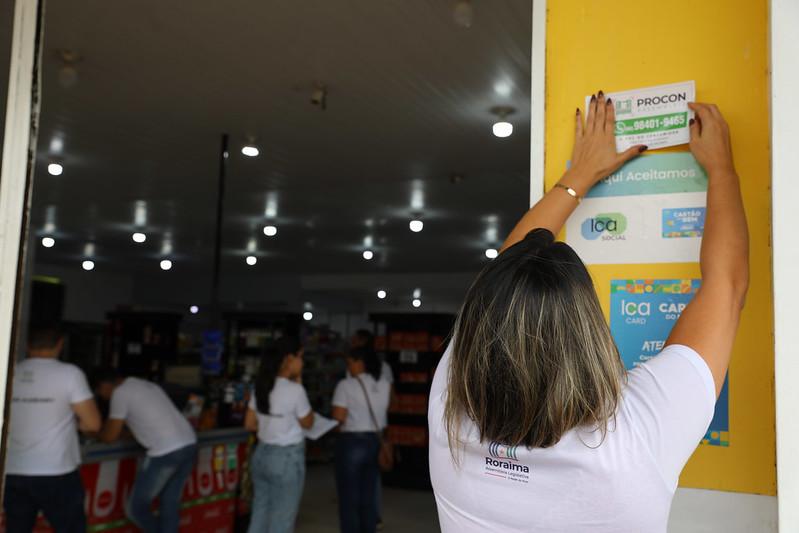 Procon Assembleia leva orientações a comerciantes e clientes na zona Oeste de Boa Vista