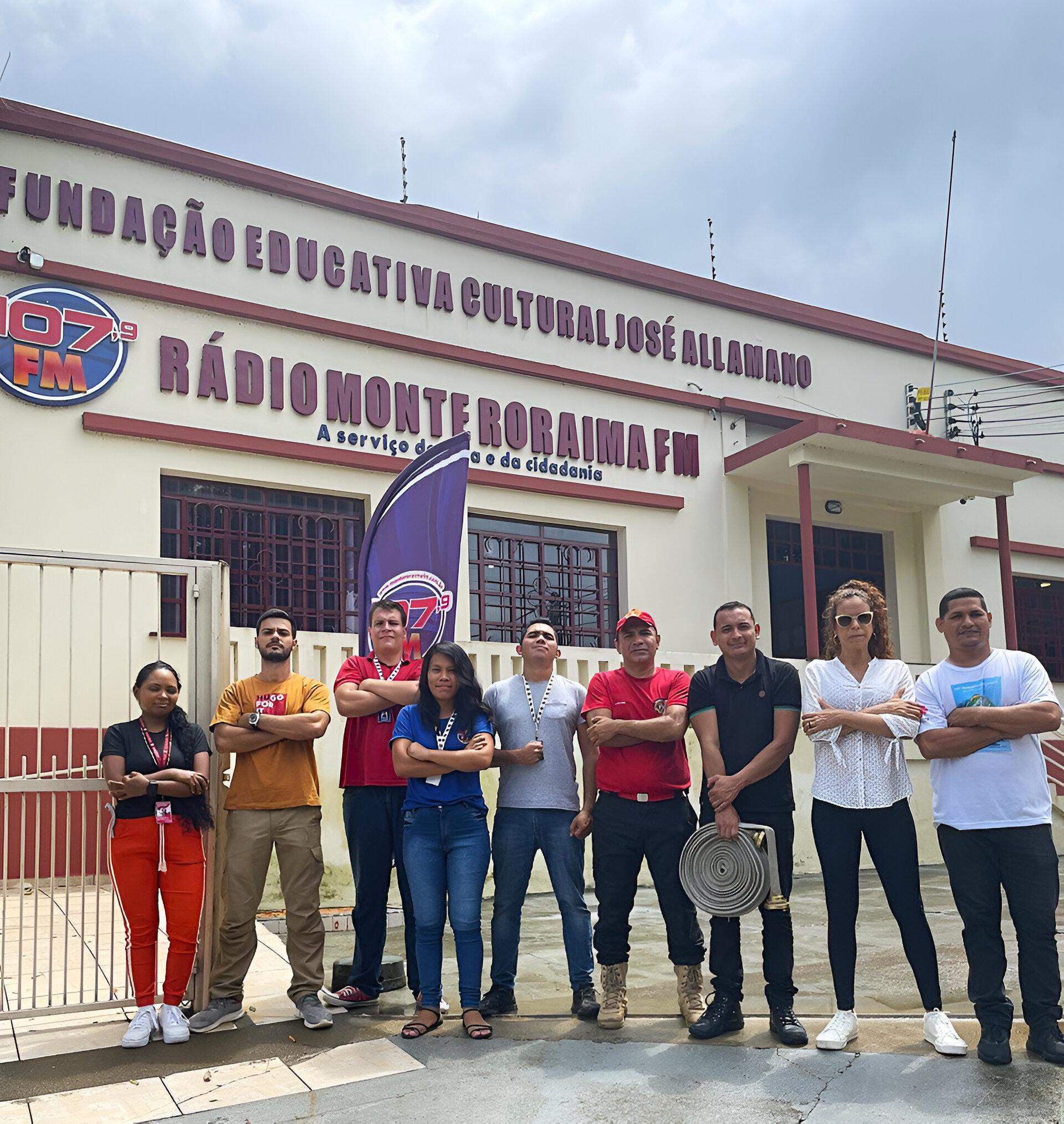 Funcionários da Rádio FM Monte Roraima Participam de Capacitação em Prevenção e Combate a Incêndios