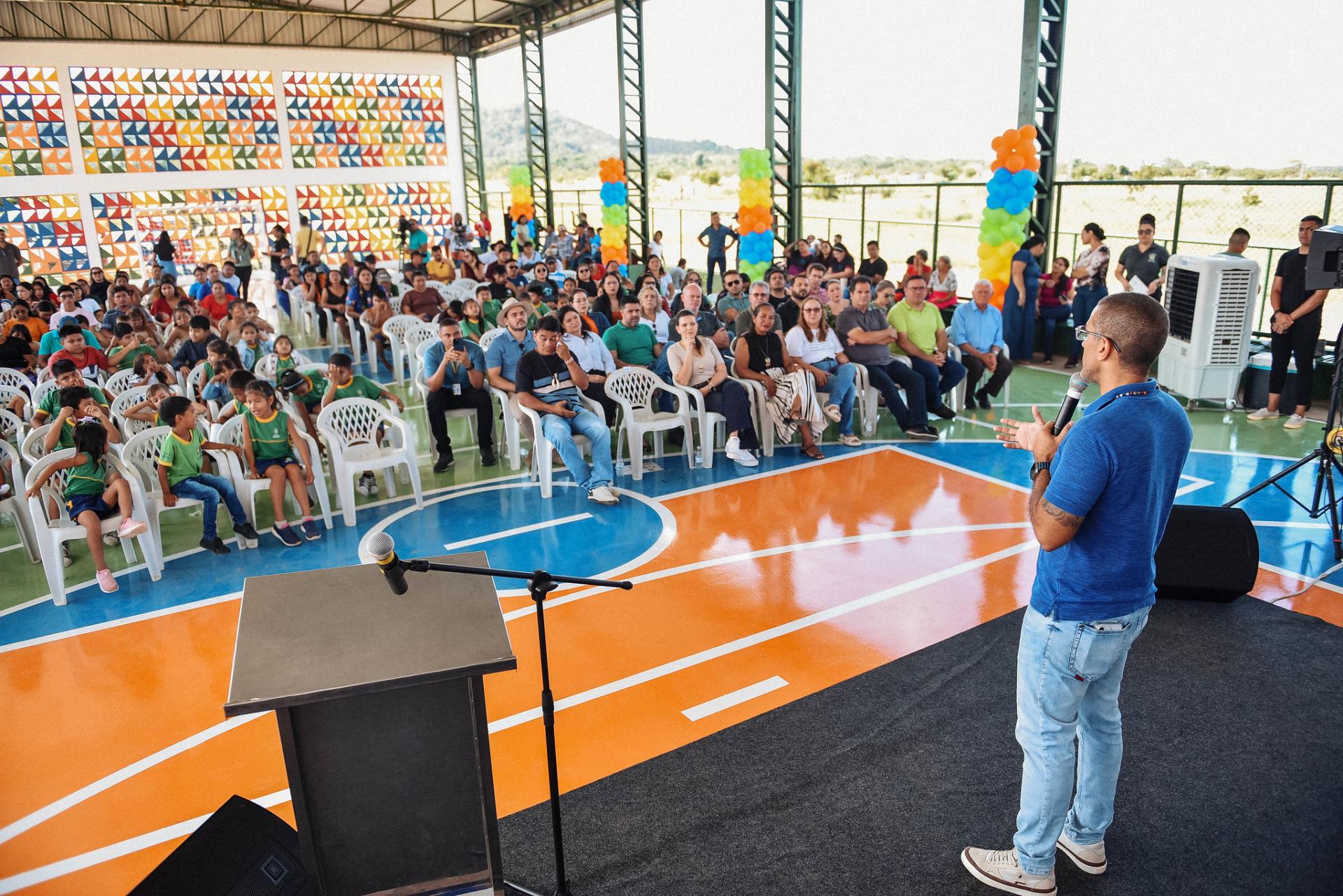 Novas Quadras Cobertas são Entregues para Atividades Educativas e Comunitárias