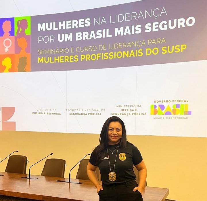 Perita da Polícia Civil de Roraima participa de capacitação para lideranças femininas