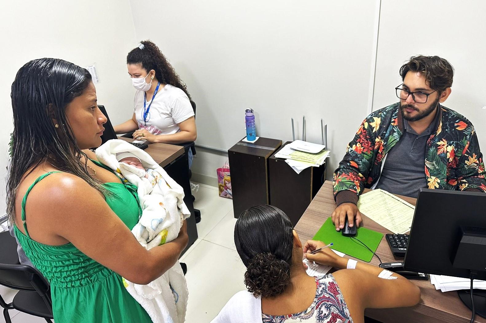 Crianças nascidas em Maternidades de Roraima poderão ser registradas na própria unidade