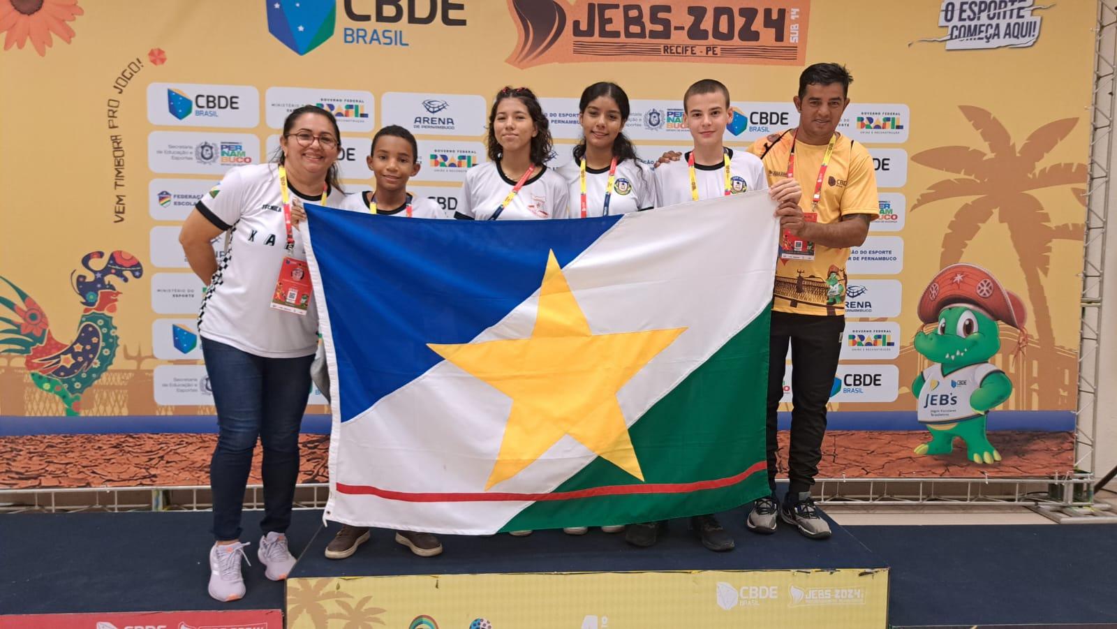 Dupla roraimense conquista medalha de prata no xadrez por equipes