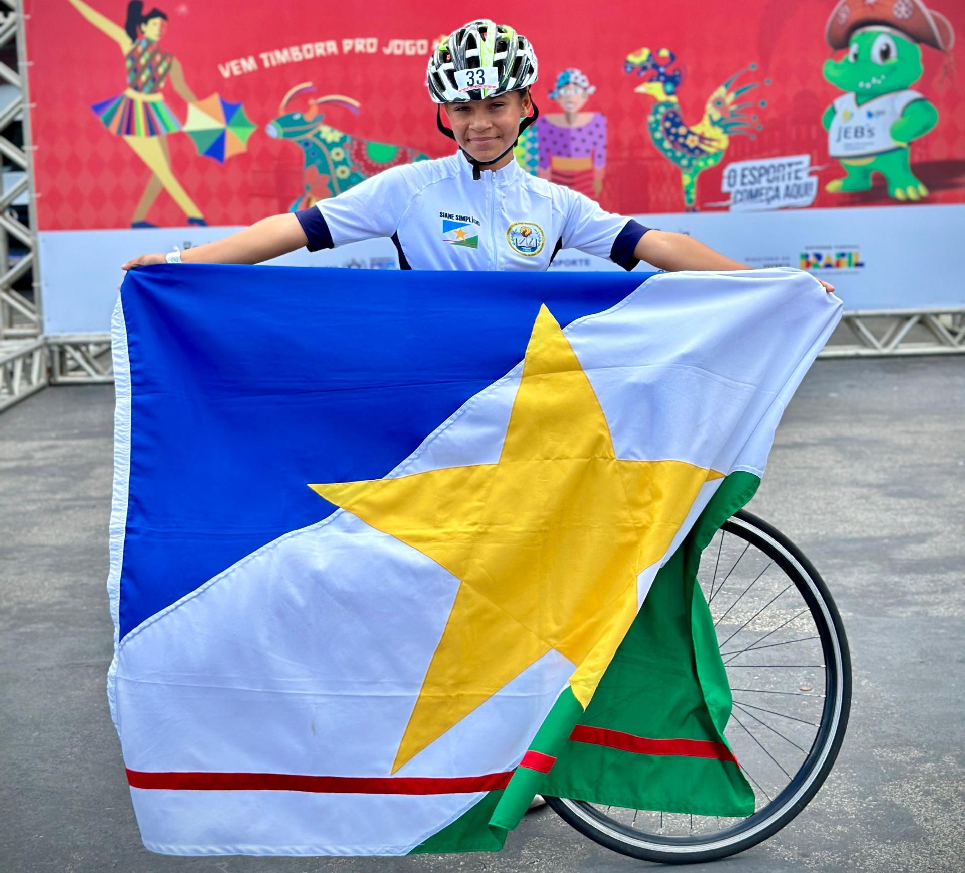 Estudante indígena de Amajari conquista medalha de bronze no ciclismo e natação roraimense garante prata